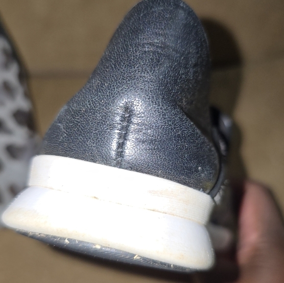 Cole Hann Grand OS Animal Print Calf Hair Slip-on Loafers Size 6B - Picture 7 of 8